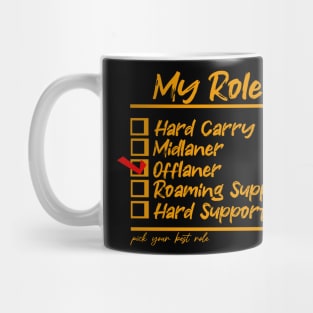 offlaner role play game Mug